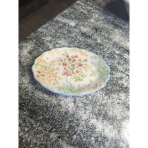 Vintage Longaberger Blossoms Mother's Day Soap Dish & Soap Cottage Chic